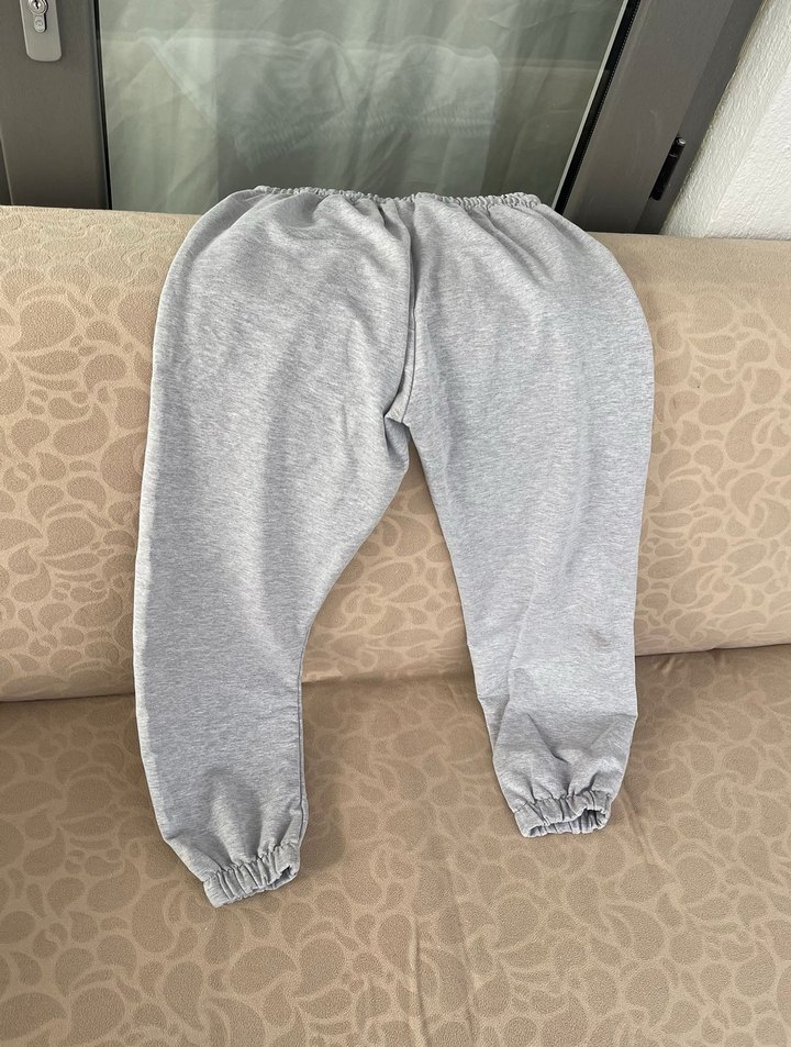 Gri Erkek Rahat Kesim Eşofman Altı - Görsel 2