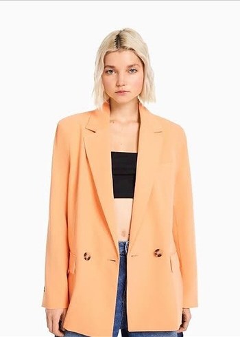bershka blazer ceket - Görsel 2