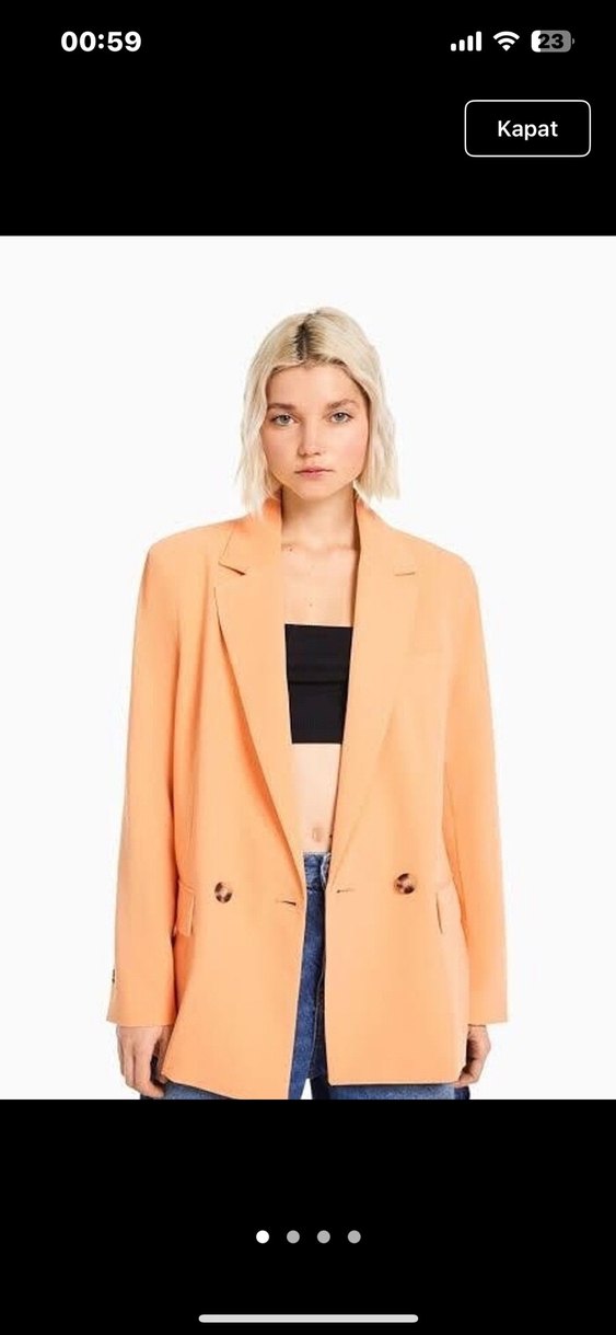 bershka blazer ceket - Görsel 2