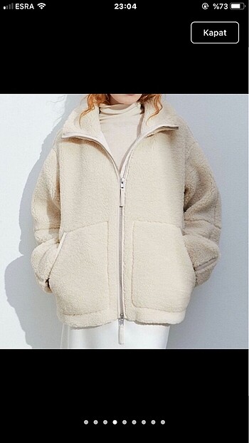 H&M H&M peluş kürk