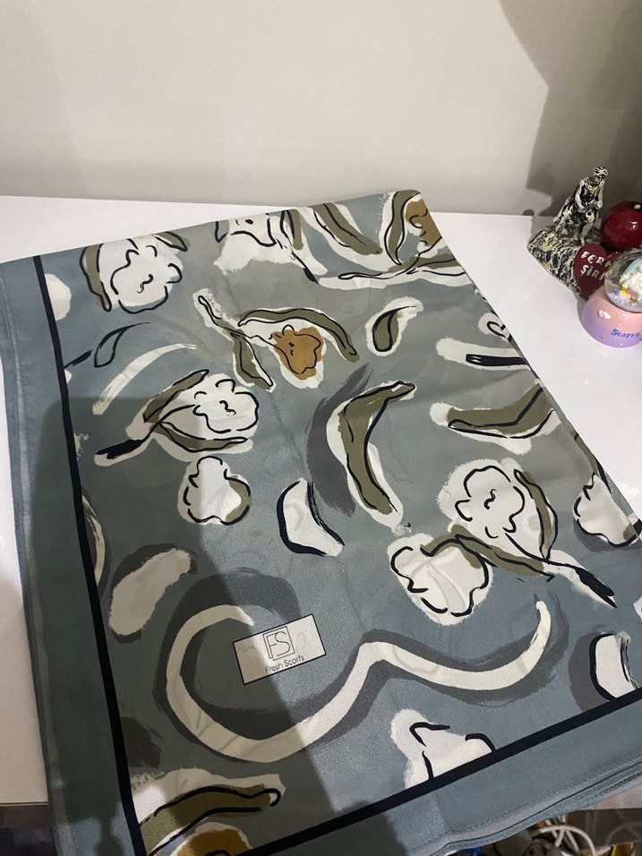 Fresh scarfs Görünümlü Bohem Şal - Görsel 2