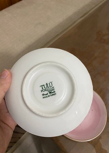 Pastel Pembe Seramik Tabaklar - Görsel 2