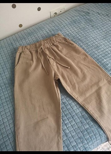 Bej Kahve Gabardin Pantolon
