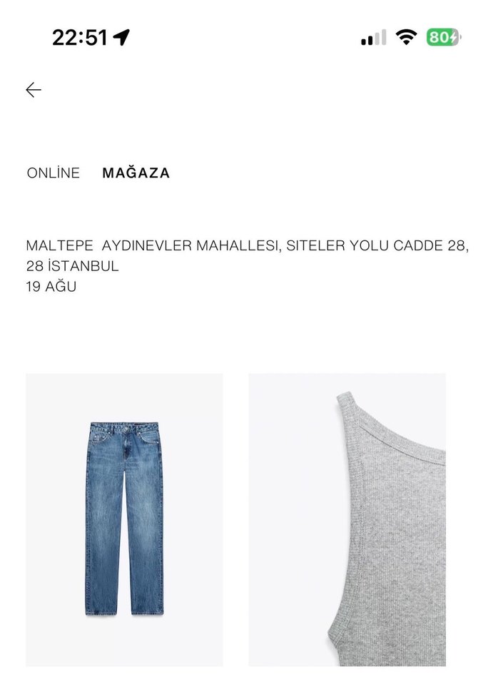 Zara slim fit jean - Görsel 3