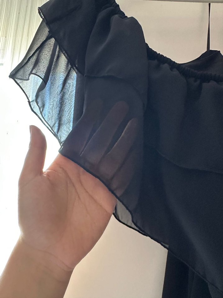 Siyah elbise - Görsel 4