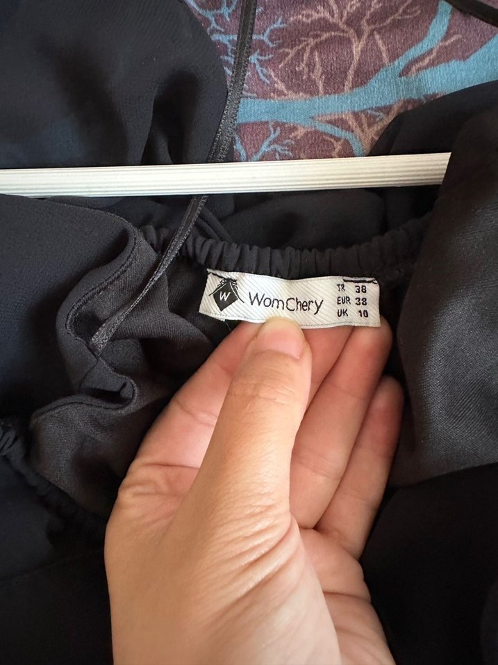 Siyah elbise - Görsel 5