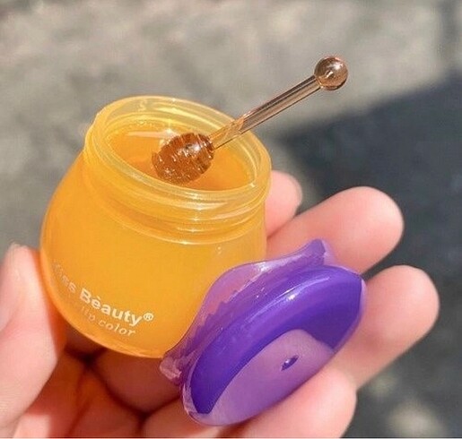 Beden Ballı çilekli kirazlı dudak maskesi lip mask