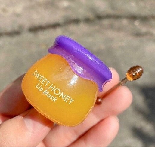 Diğer Ballı çilekli kirazlı dudak maskesi lip mask