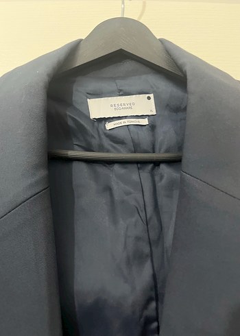 Düğmeli Gri Kadın Blazer Ceket