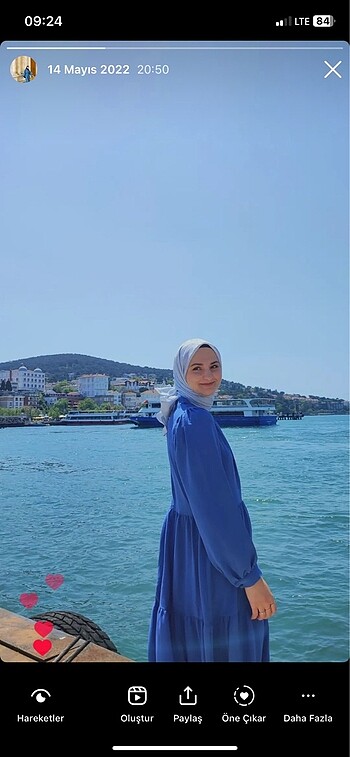 Trendyol modest elbise