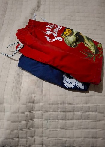 Çocuk Renkli Desenli Şortlar - Görsel 3