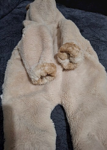 Kahverengi Kürklü Bebek Tulumu - Görsel 3