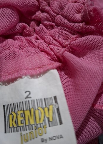 Kız Çocuk Pembe Pul İşlemeli Atlet - Görsel 6