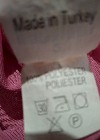 Kız Çocuk Pembe Pul İşlemeli Atlet - Görsel 5