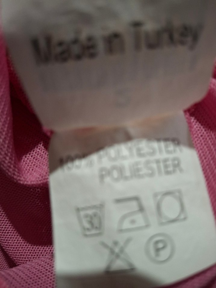 Kız Çocuk Pembe Pul İşlemeli Atlet - Görsel 5