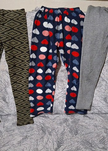 Kızlar için gri bol kesim tayt - Görsel 2