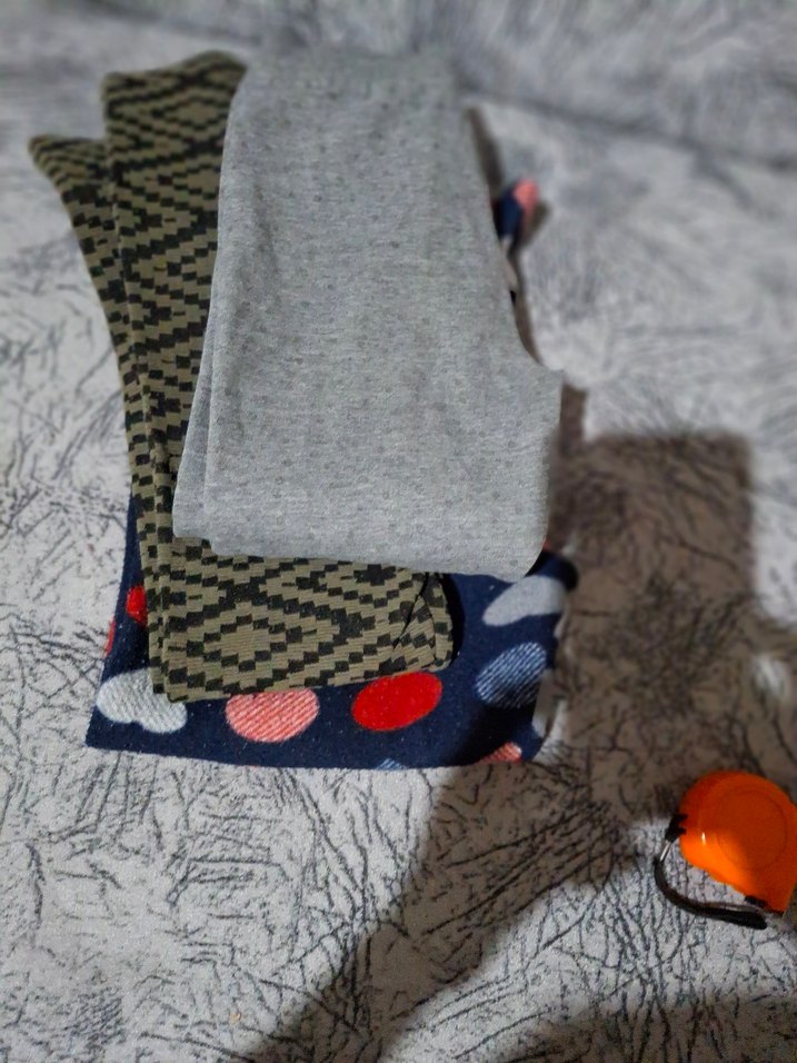 Kızlar için gri bol kesim tayt - Görsel 4