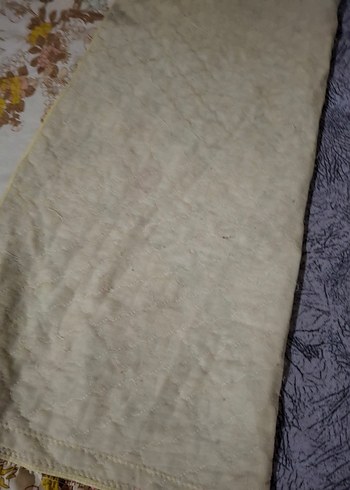 Nakışlı Bej Pastel Yatak Örtüsü - Görsel 5