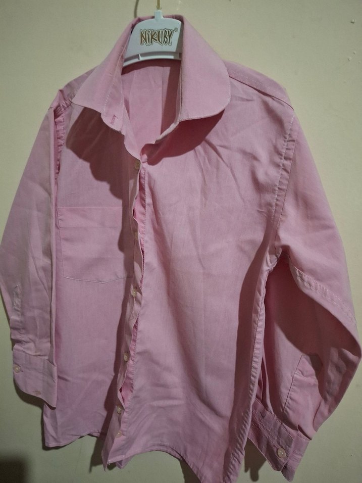 Pembe  kız Çocuk gomlek - Görsel 3