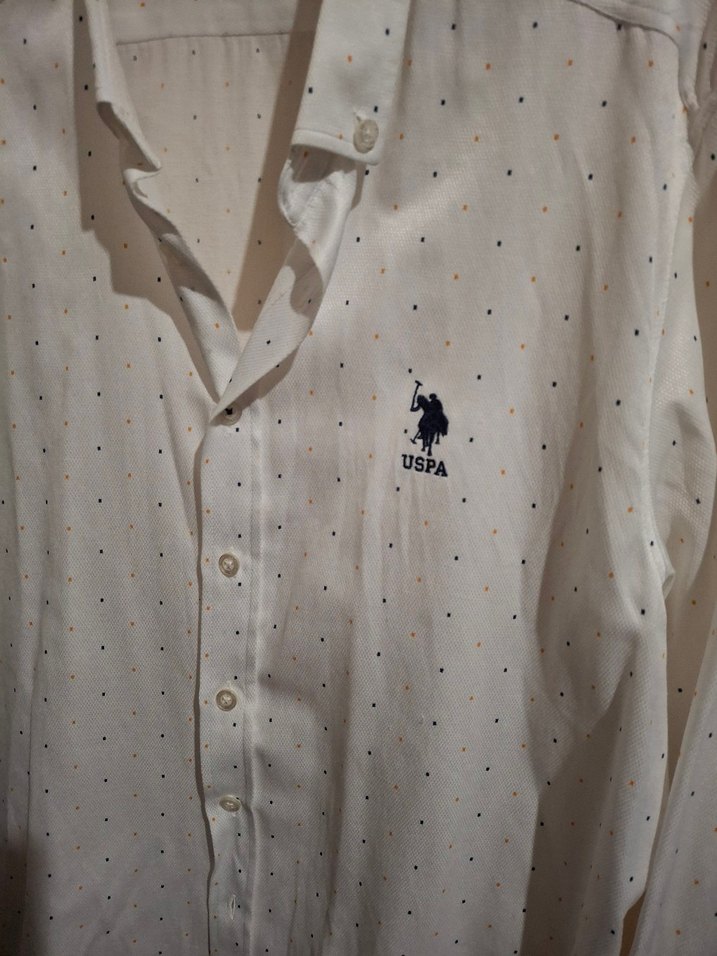 Beyaz Pamuklu Uzun Kollu Erkek Gömlek - Görsel 3