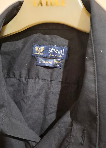 Düğmeli Siyah Erkek Keten Gömlek - Görsel 4