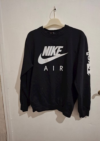Nike Air Siyah Bisiklet Yaka Sweatshirt