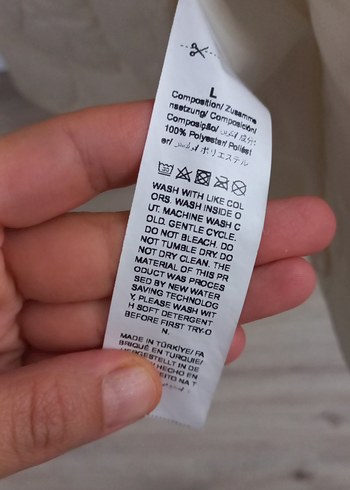 Beyaz Peluş Midi Ceket - Görsel 4