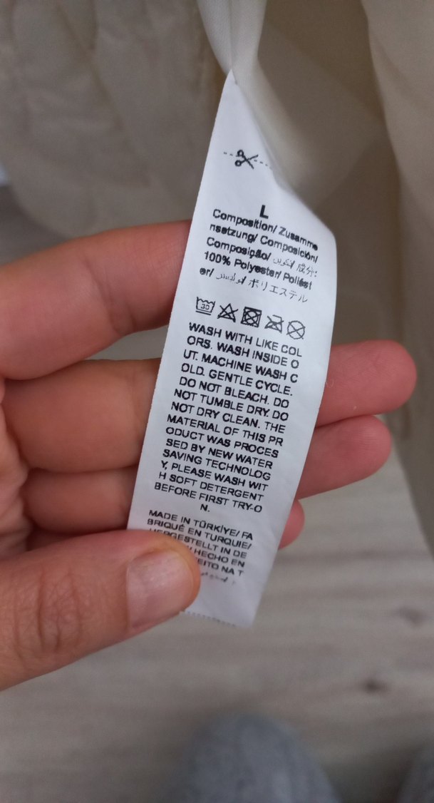 Beyaz Peluş Midi Ceket - Görsel 4