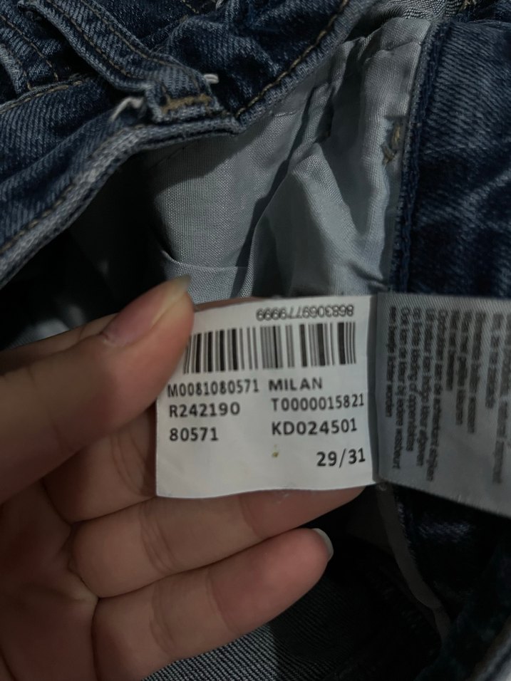 Erkek Lacivert Denim Pantolon - Görsel 4