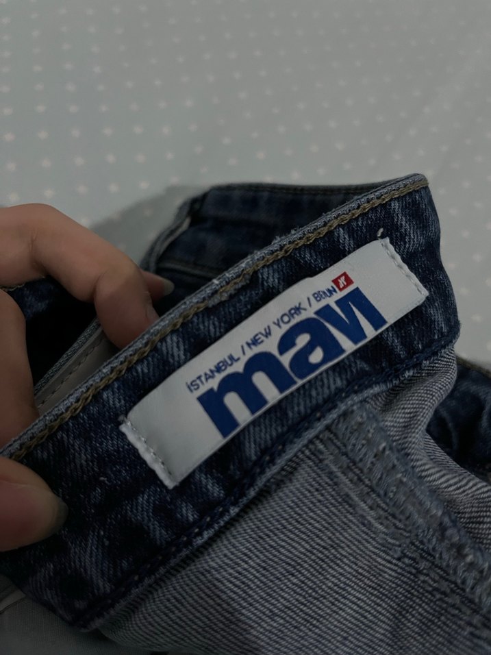 Erkek Lacivert Denim Pantolon - Görsel 2