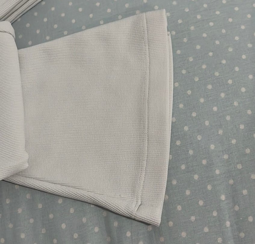 Düğmeli Beyaz Kadın bluz - Görsel 5