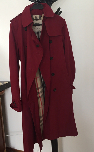 Burberry bordo trenckot