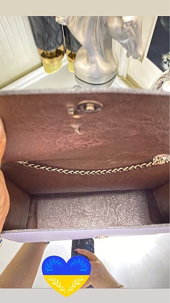 Yves Saint Laurent YSL BUZ MAVİSİ ÇANTA