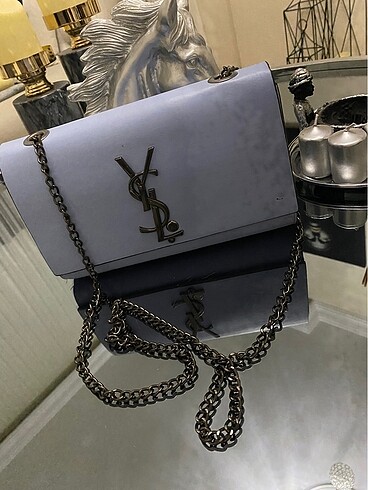 YSL BUZ MAVİSİ ÇANTA
