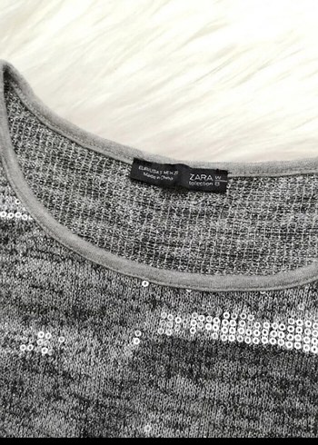 Uzun Kollu Gri Triko Elbise - Görsel 17