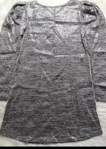 Uzun Kollu Gri Triko Elbise - Görsel 19