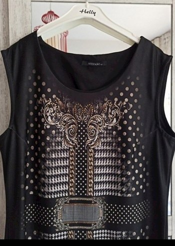 Bohem Çok Renkli Uzun Askılı Elbise - Görsel 2