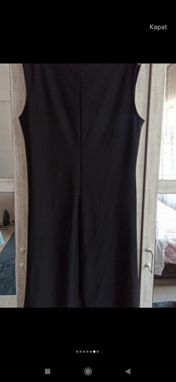 Bohem Çok Renkli Uzun Askılı Elbise - Görsel 4