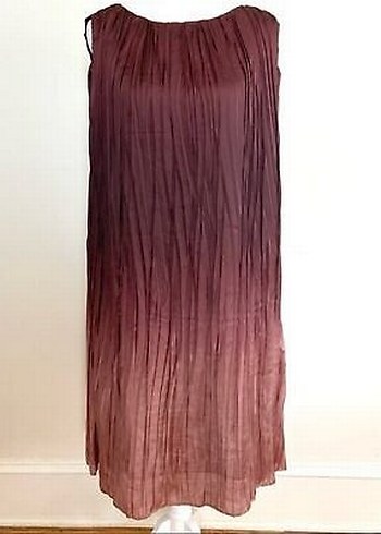 Bohem Bordo kisa Elbise - Görsel 8