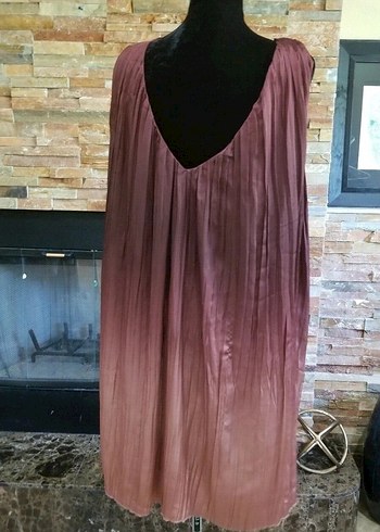 Bohem Bordo kisa Elbise - Görsel 10