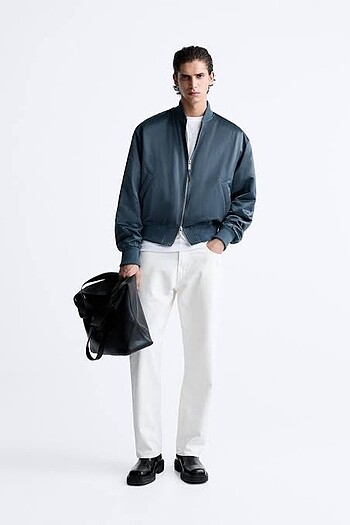 Zara Teknik Bomber Ceket