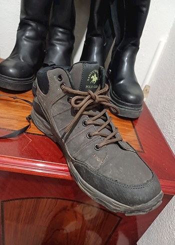 Erkek Gri Spor Outdoor Ayakkabı Velcro - Görsel 2