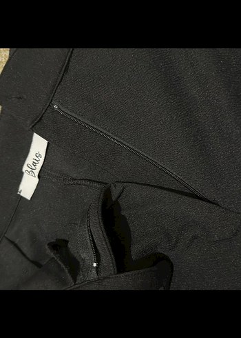 xs Beden siyah Renk Siyah Regular Fit Kadın Kumaş Pantolon