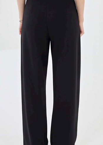 xs Beden Siyah Regular Fit Kadın Kumaş Pantolon