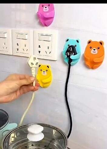 Ayıcıklı kablo tutucu 