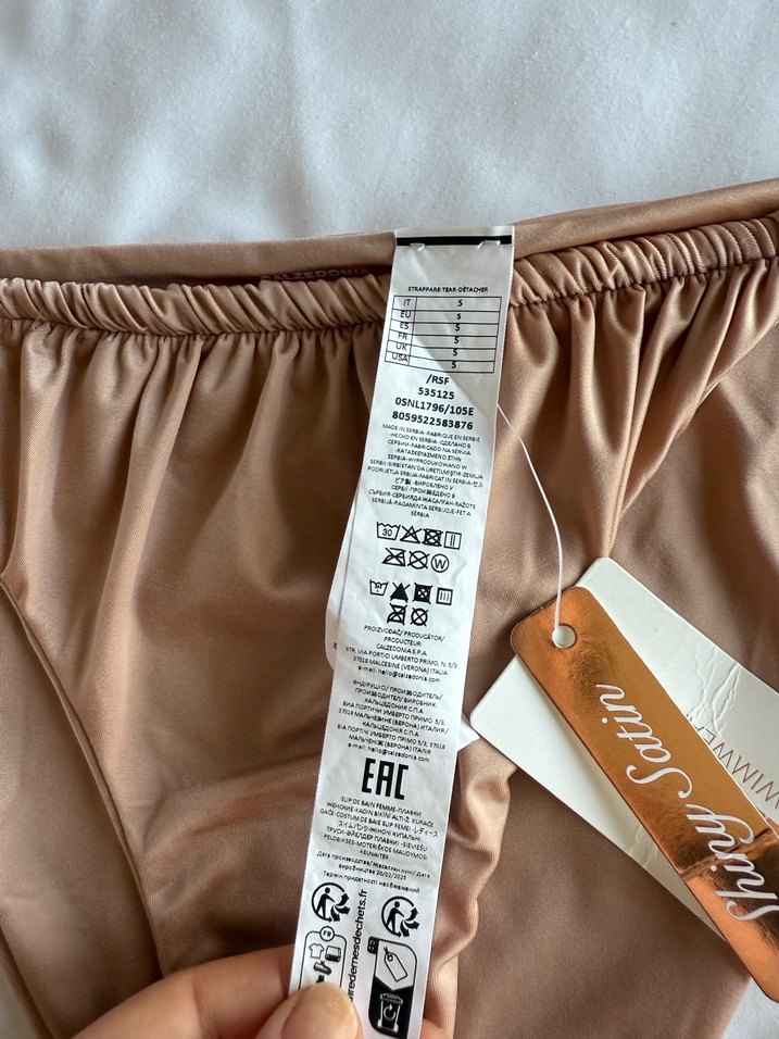 Bej Bohem Tarzı Bikini altı - Görsel 3