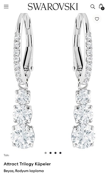 Beden Swarovski küpe