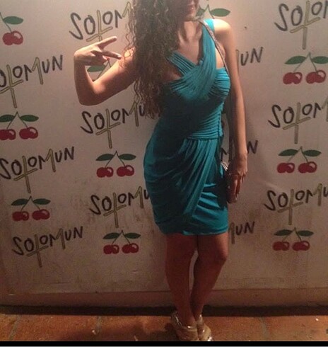 xs Beden turkuaz Renk BCBG Elbise