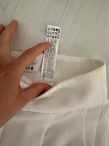 xs Beden beyaz Renk Zara pantolon