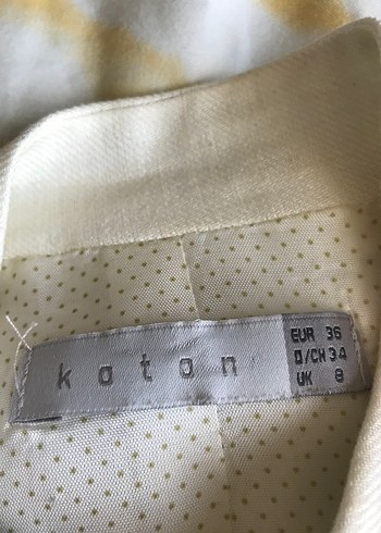 Kadın Beyaz Düğmeli Midi Blazer